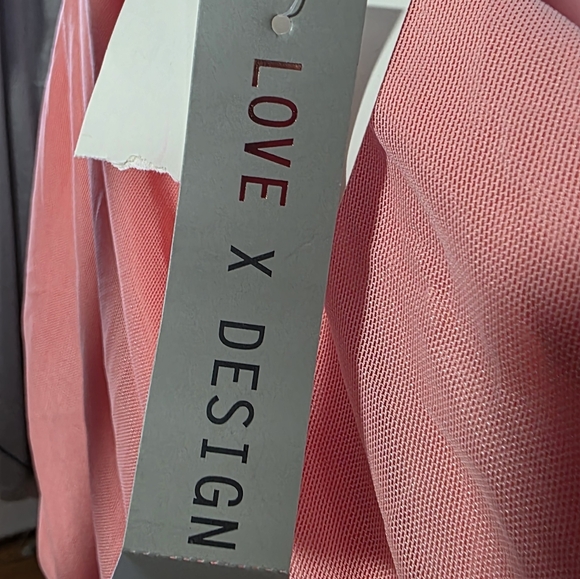 Love By Design One Shoulder Pink Wide Leg Jumpsuit Romper Sz Medium - Picture 7 of 8